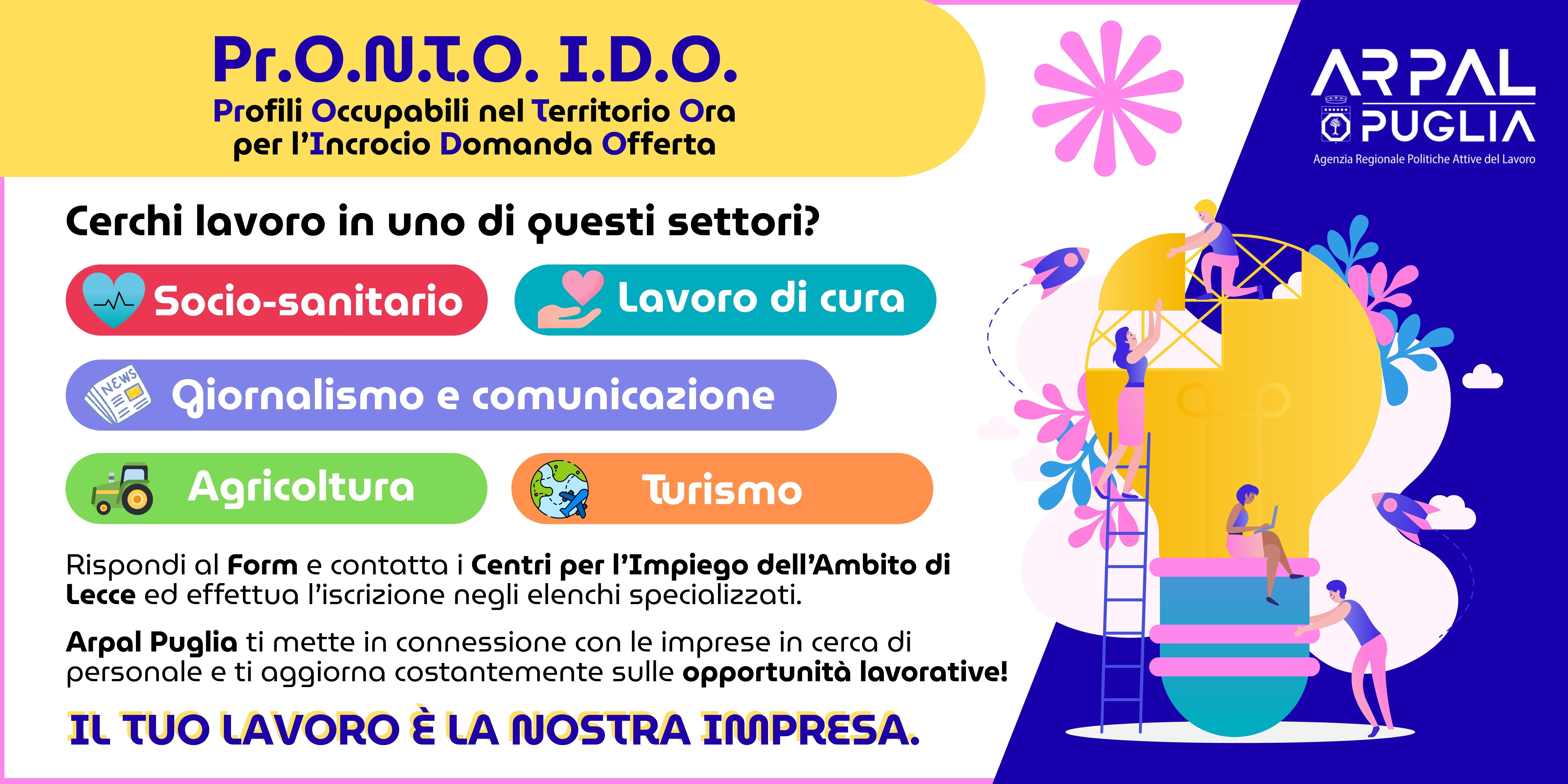 IL LAVORO A PORTATA DI CLIC: NASCONO GLI ELENCHI Pr.O.N.T.O. I.D.O.